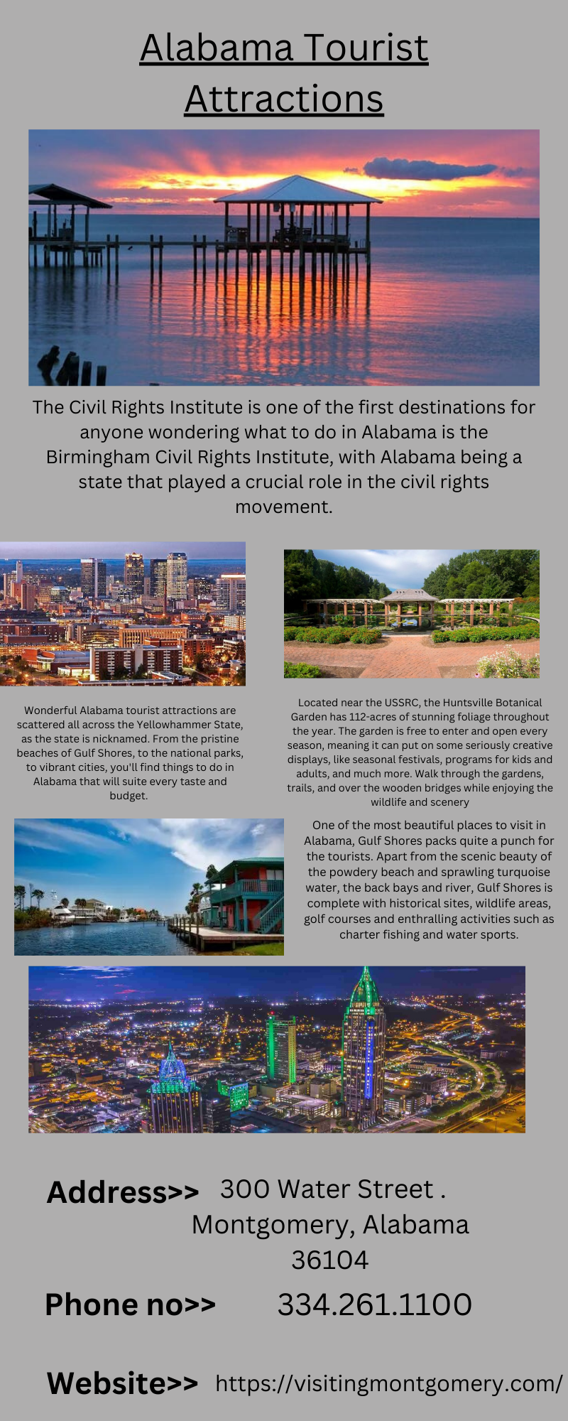 Great Destination Alabama Tourist Attractions