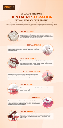 What are the Basic Dental Restoration Options Available for People?