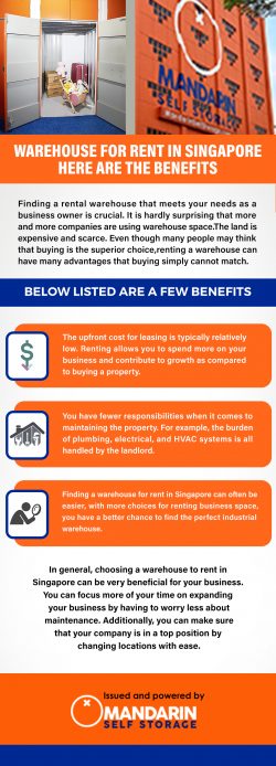 Warehouse for rent in Singapore- Here are the benefits