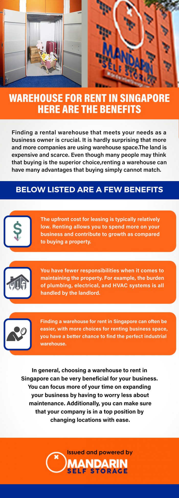 Warehouse for rent in Singapore- Here are the benefits