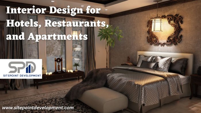 Interior Design for Hotels, Restaurants, and Apartments