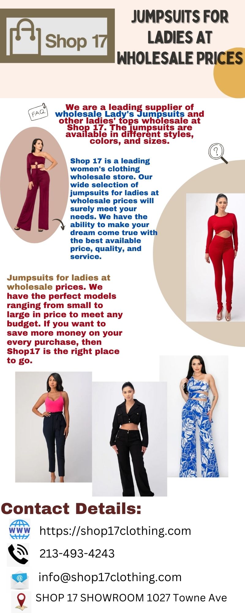 Jumpsuits For Ladies At Wholesale Prices