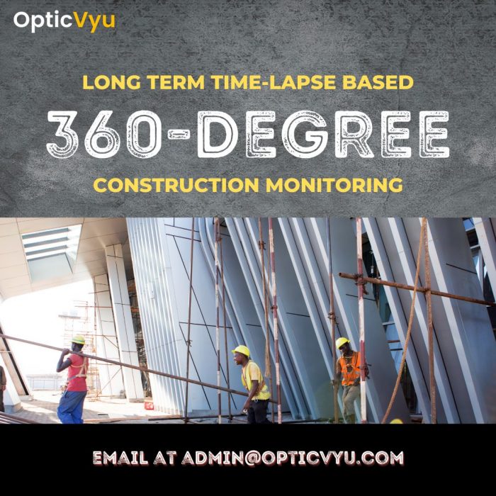 Long term time-lapse based 360 construction monitoring