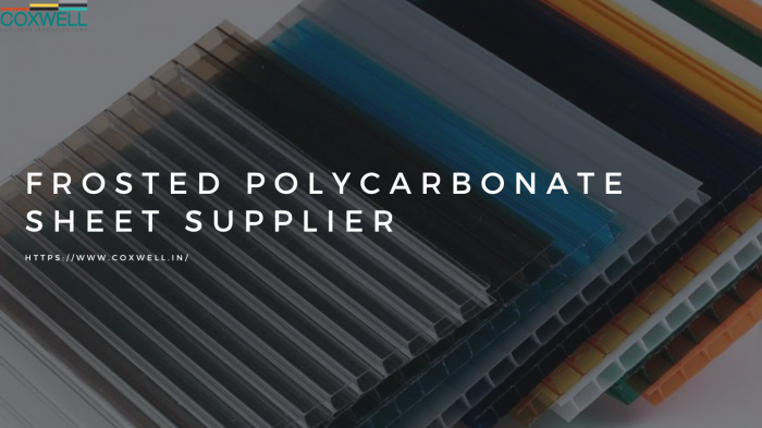 Frosted polycarbonate sheet supplier