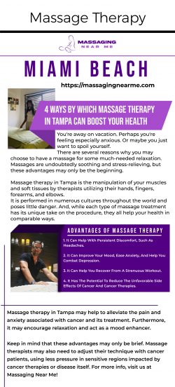 Reduce body pain with the best massage therapy in Miami