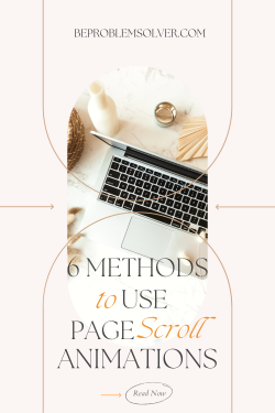 6 Methods to use page scroll animation
