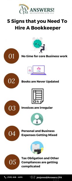 5 Major Signs That You Need to Hire a Bookkeeper