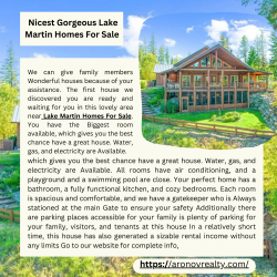 Nicest Gorgeous Lake Martin Homes For Sale