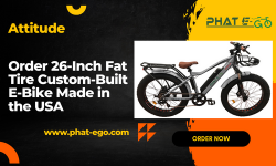 Order a 26-Inch Fat Tire Custom-Built E-Bike Made in the USA
