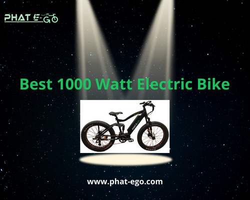 Order the Best 1000 Watt Electric Bike | Phat-eGo