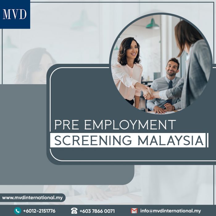 Pre-Employment Screening Malaysia