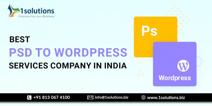 PSD to WordPress Services Company in India