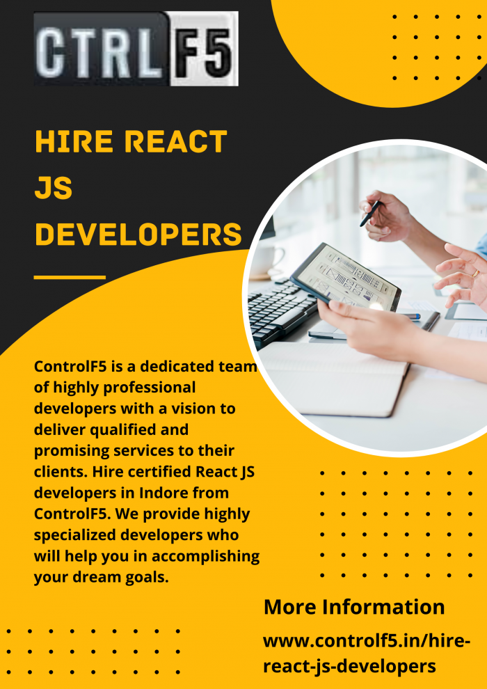 Hire React Js Developers – React Js Development Company in Indore