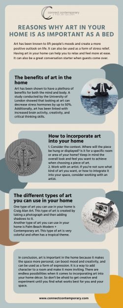 Reasons why art in your home is as important as a bed