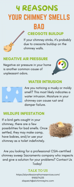 4 Reasons Your Chimney Smells Bad