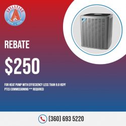 Rebate $250 For Heat Pump