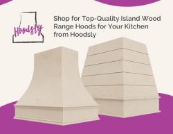 Shop for Top-Quality Island Wood Range Hoods for Your Kitchen from Hoodsly