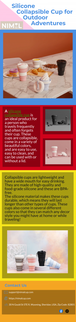 Silicone Collapsible Cup For Outdoor Adventures