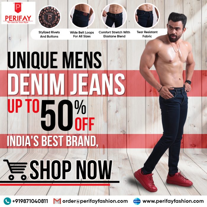 Slim Fit Denim Jeans for Men