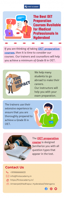 The Best OET Preparation Courses Available For Medical Students In Hyderabad