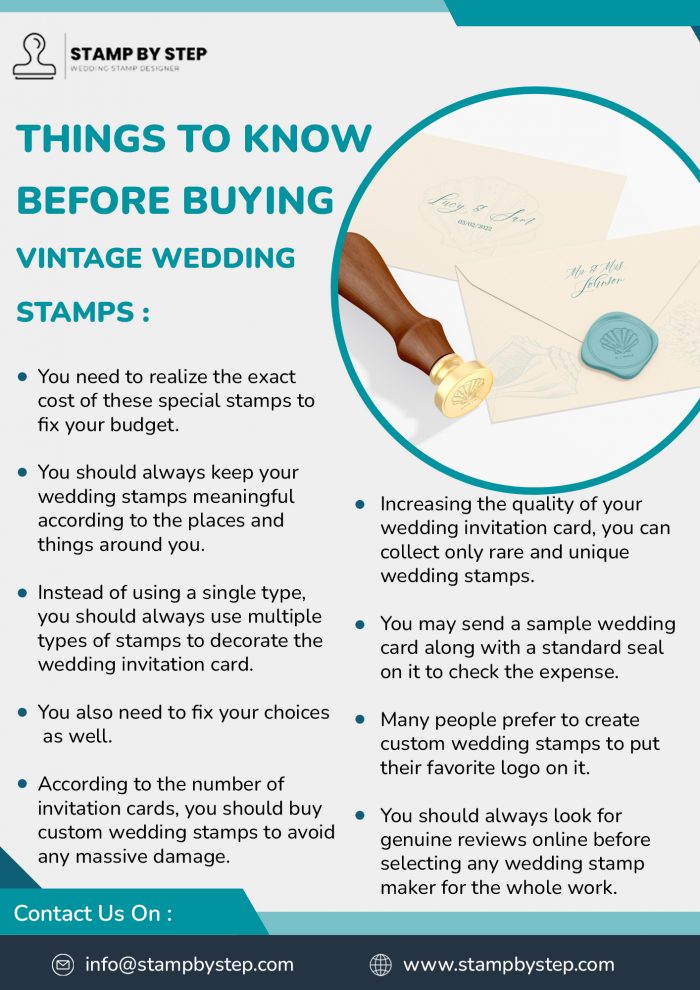 Things to know before buying vintage wedding stamps