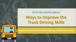 Ways to Improve the Driving Skills – Driver Recruitment Agency