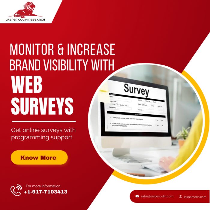Get Web Surveys to Increase Brand Visibility