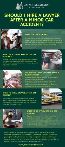 Should I Hire a Lawyer After a Minor Car Accident?