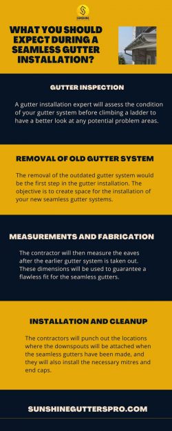 What You Should Expect During a Seamless Gutter Installation?