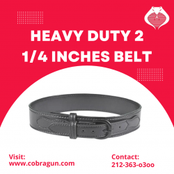 B2 Heavy Duty Lined 4 Rows Stiching 2 1/4 inches Belt