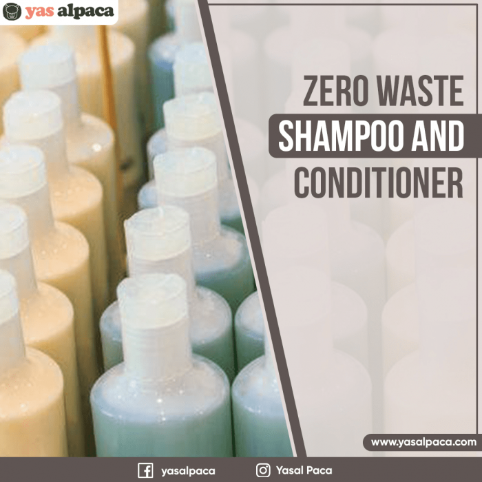 Zero Waste Shampoo and Conditioner