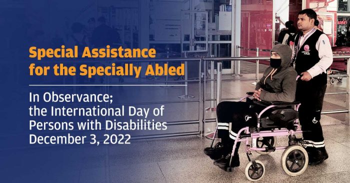 Celebrating International Day of Persons with Disabilities at Delhi Airport