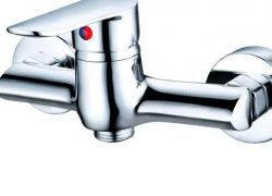 Single handle chrome shower faucets