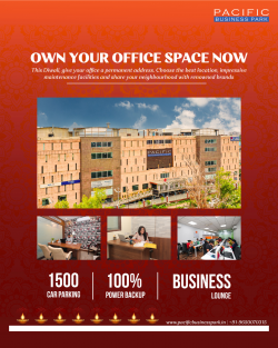Own Your Office Space Now | Pacific Business Park in Ghaziabad