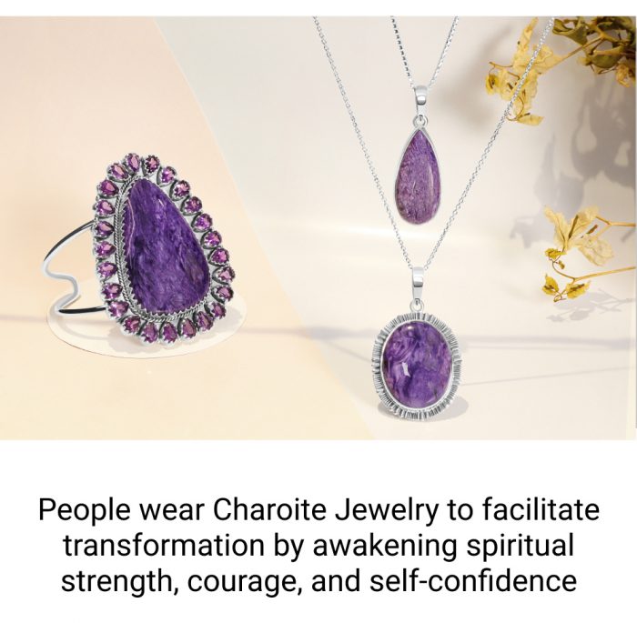 Handmade Charoite Jewelry Design At Rananjay Exports