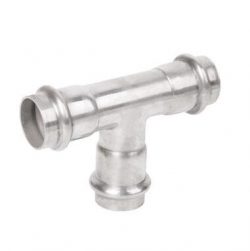 cold water stainless steel 304 pipe joint press fit fittings Tee fitting