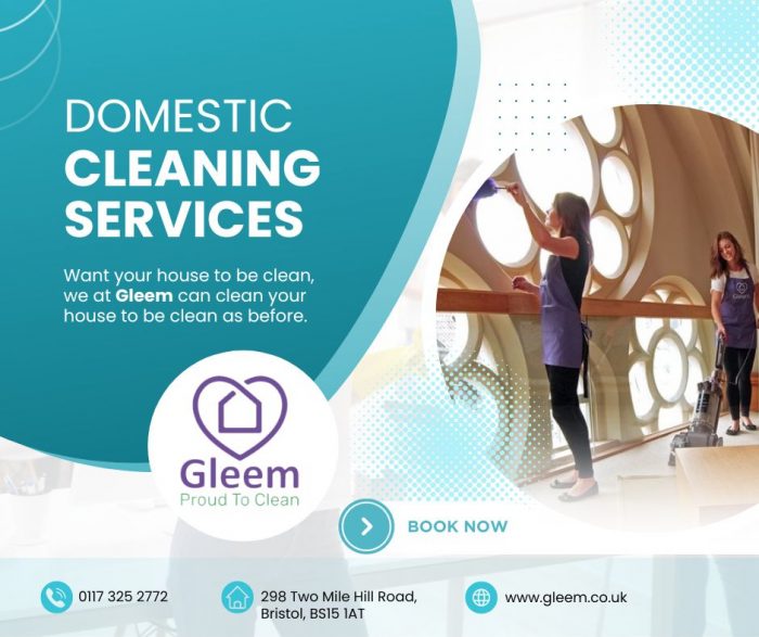 Domestic Cleaning Services at Gleem Cleaning | Book Now