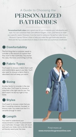 A Guide to Choosing the Perfect Personalized Bathrobes