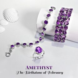 Wholesale Real Amethyst Gemstone Jewelry Collection