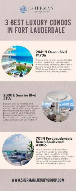 3 Best Luxury Condos in Fort Lauderdale