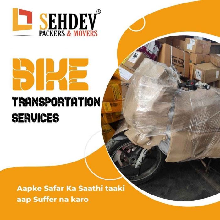 Bike Transport Services in Delhi NCR