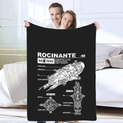 The Expanse Blanket Rocinante Outline Blanket $19.95