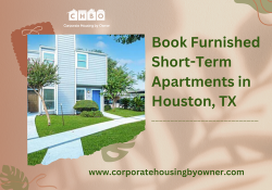 Book Furnished Short-Term Apartments in Houston, TX