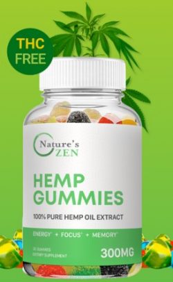 Nature’s Zen Hemp Gummies {*Christmas Gift*} – 100% Organic Hemp Oil Extract Provide ...