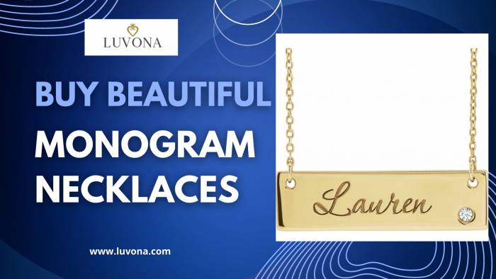 Buy Beautiful Monogram Necklaces