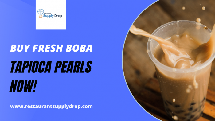 Buy Fresh Boba Tapioca Pearls Now!