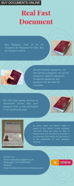 Buy Passports Online from Real Fast Document