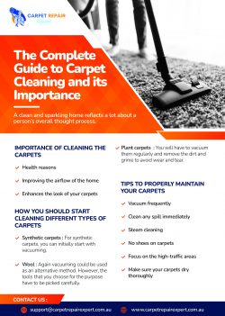 The Complete Guide to Carpet Cleaning and its Importance | Carpet Repairs Melbourne