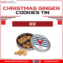 Christmas Ginger Cookies Tin