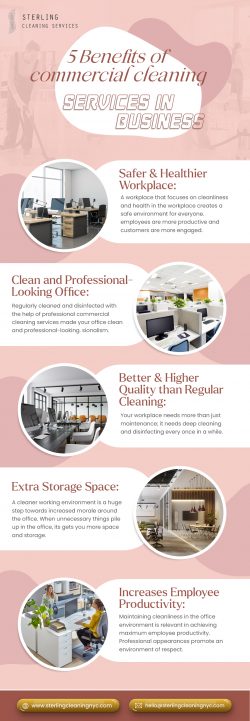 5 Amazing Benefits Of Commercial Cleaning Services For your Business